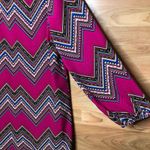 Coveted Clothing New With Tags Lined Chevron/Tribal Print Dress Photo 5
