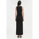 SIMKHAI Fiamma Tank Midi Dress in Black Small New Womens Long Maxi Gown Photo 13
