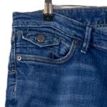 Banana Republic Jeans Cuffed Crop Straight Leg Mid Rise Dark Wash Women’s Size 4 Photo 6