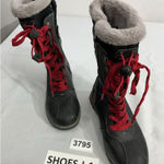 Womans Aquatherm Canada Jissika Size 6 M Zip Up Lace Up Lined Gray Boots Midcalf Photo 0