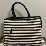 Betsey Johnson woman black and white striped shoulder/crossbody bag Photo 5