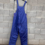 Vintage Snow Peak Blue Ski & Snowboard Bib Overalls Women's XL Photo 13