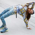 Free People FP Movement Folk Art Floral Keep Rolling Printed Long Sleeve Size XS Photo 4