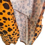 ASOS DESIGN mini shirt dress in brown leopard print collared plus size curve 20 Photo 4