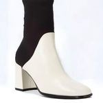 via spiga Devin Leather Stretch Sock Boots Photo 0