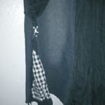 My Design 3 29 Jeans Black Grunge Goth Cargo Maxi Skirt Silver Size undefined Photo 9