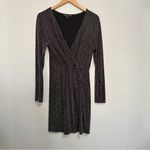 Three Hearts Three Pink Hearts Long Sleeve Side Knot Dress Black Sparkle Junior's Size XL Photo 2