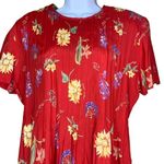 Vintage Positive Attitude flower print dress Size 14 Photo 2