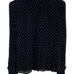 Moodie Women's Black Mock neck blouse size small Photo 0