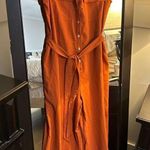 PRETTYGARDEN NEW Jumpsuit Dressy Casual Sleeveless Button Up Belted L Photo 4