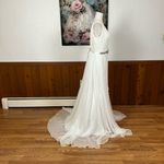 Beautiful Nina Canacci Chiffon over Lace Wedding Gown! White Size 18 Photo 3