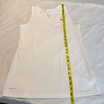 Nike Dri Fit Tank Top Women’s Size Medium White Worn Logo Photo 7