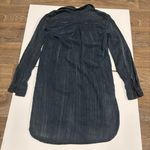 Cloth & Stone  Dark Blue Distressed Shirt Dress 100% Tencel, Relaxed Fit – Small Photo 1