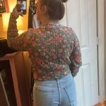 ZARA Floral Sweater Photo 1