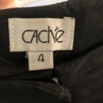 Cache Stretch Black Pant Flat Front Lace Bottom No Waistband Size 4/6 $118 Photo 9
