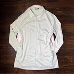 SheIn Light Mint Green Satin Shirt Dress Photo 0