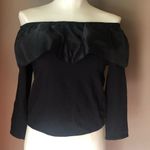 J.Crew Blouse w/ 3/4 Sleeve and Taffeta Neckline Photo 3