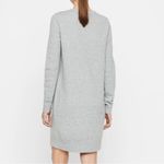 VERO MODA Gray Doffy Long Sleeve Knit Crew Neck Sweater Dress Size S Photo 2