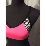 PINK - Victoria's Secret Victoria's Secret Pink Sports Bra PINK print on hot pink Medium Ultimate Photo 2