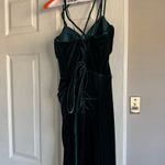 AQUA velvet formal evening gown Photo 3