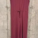 Athleta Size LT Tawny Rose Willow Drawstring Jumpsuit Athleisure Casual Comfort Photo 0