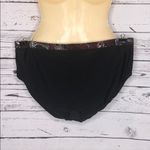 Mossimo NWT Size 20W/22W Black w/ Printed Trim Bathing Suit Swim Brief Bottom Photo 2