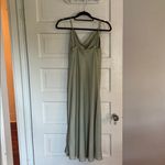 NWT RESA Sage Green Satin Slip Dress Photo 1