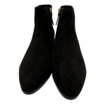 J. Crew Black Women's Suede ZipAnkle Booties Size 8 Photo 3