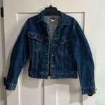 Lee Vintage  Women's 38 Button Front Jean Trucker Jacket Blue Denim Western Coat Photo 0