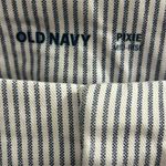 Old Navy  Women's Size 6 Striped Skinny Dress Pants Blue and White Photo 3