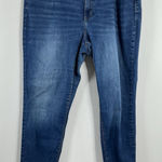 Universal Threads Womans Excellent Jr Universal Thread Cropped Blue Jeans 17 R Skinny 0047/T-2 Photo 0