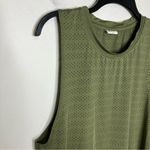 Zyia  Active chill tank top‎ olive green perforated women’s size XL activewear Photo 2