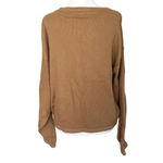 Donni Ribbed Cardigan in Camel Small Womens Sweatshirt Brown Photo 6