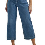 Lee NWT, Legendary High Rise Wide Leg Crop Jean, Sz 8 Photo 0