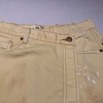 Free People Parker Wrap Butter Cream Distressed Denim Mini Skirt Size 27 New NWT Photo 6