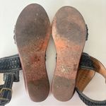 Frye  Boots Women’s Black Leather Sling Back Strappy Flat Sandals Size 8.5 M Photo 7