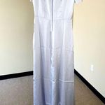 Show Me Your Mumu NWT Rome Twist Gown in Silver Luxe Satin Sz S Photo 5