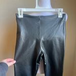 Joie  faux black leather high rise leggings | small Photo 2