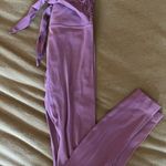 Lululemon  Purple/Pink Yoga Pants with Tie Waist Photo 0