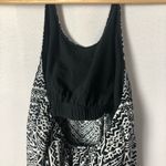 prAna Bijou Black & White Halter High Neck Wide Leg Jumpsuit XS Photo 9