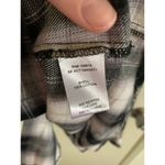 Amalli Talli Black Multi Tall Flannel Button Up Plaid SMALL Photo 3