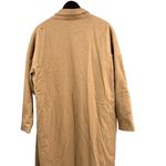 AYR Womens Beige The Robe Coat Jacket Open Front Camel Hair Classic M/L Flaw Photo 2