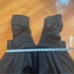 O.P.T. Didi Dress Voluminous Babydoll with Velvet Bow open back Cotton Black M Size M Photo 10