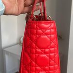 Womens Small Red Gold Crossbody Purse Ladies Stylish Casual Handbag Photo 4