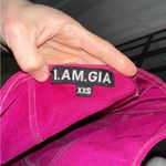 I am gia I.AM.GIA Vikki Corset crop top satin silky barbie pink y2k strapless disco Photo 2