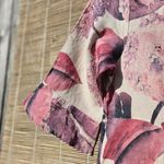 Flax  Magnolia Floral Print Dress 100% Linen 4/6 Photo 4