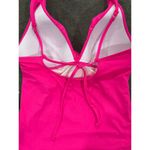 La Blanca Women's Island Goddess Twist Tankini Top Hot Pink Size 6 NWT Vacation Photo 8