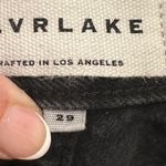Slvrlake Virginia Slim Jeans Shadow Ridge Deconstructed Straight Leg Black 29 Photo 9