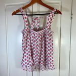 Old Navy  Womens M Boho Festival Flowy Romantic Floral Tie Back Tank Top Indie Photo 1