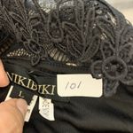 NIKIBIKI Womens Lace Sleeveless Zipped Dress Black Size L Photo 9